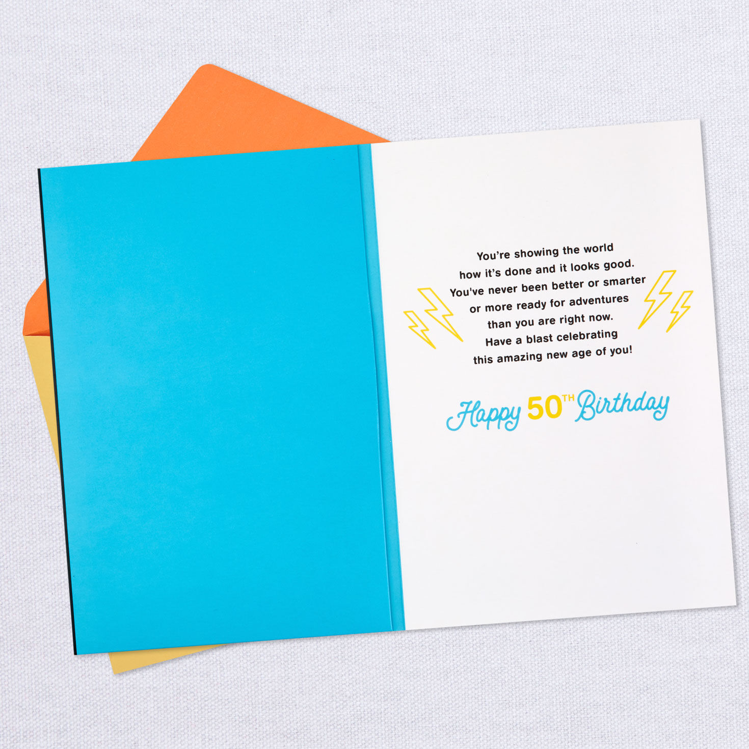 Keep On Rockin' It Musical Light-Up 50th Birthday Card for only USD 9.59 | Hallmark