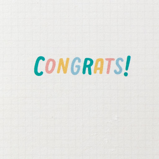 3.25" Mini Little World Changers™ You Did It Congratulations Card, 