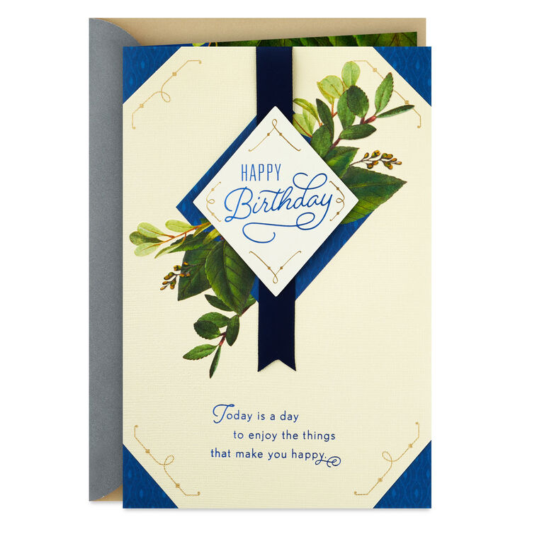 Things That Make You Happy Birthday Card for Him