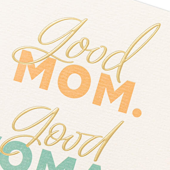 You're One of the Best Moms I Know Mother's Day Card for Friend, , large image number 5