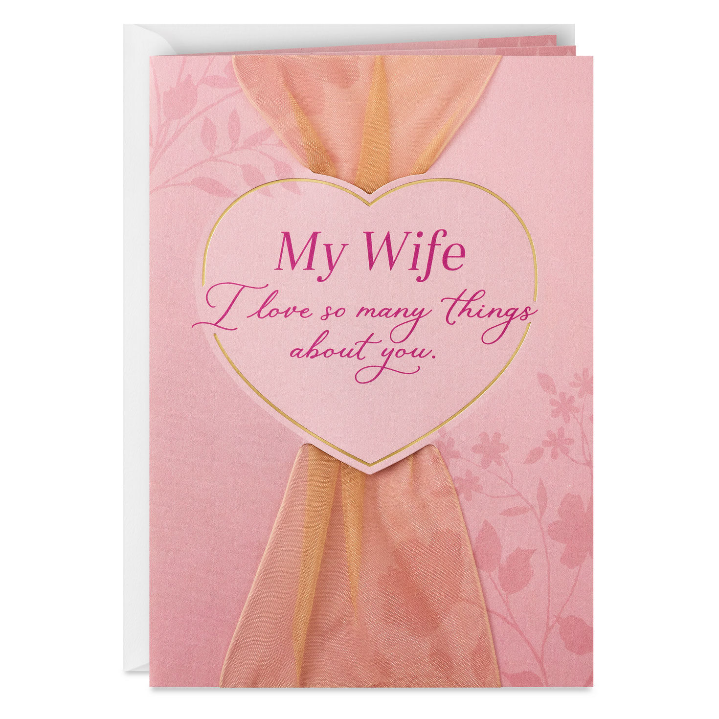 I Love So Many Things About You Birthday Card for Wife
