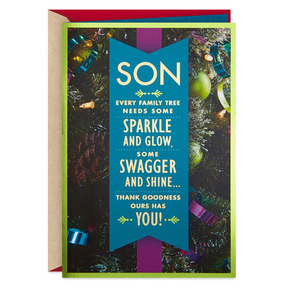 You're the Completely Loved Kind of Son Christmas Card, , large image number 1