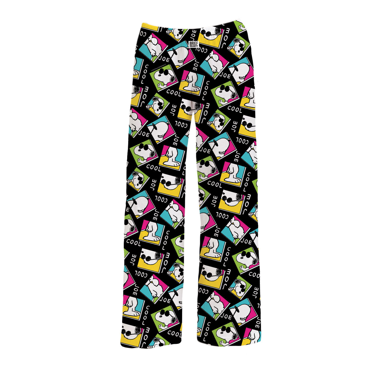 Brief Insanity Snoopy Retro Joe Cool Lounge Pants, XX-Large - Clothing ...