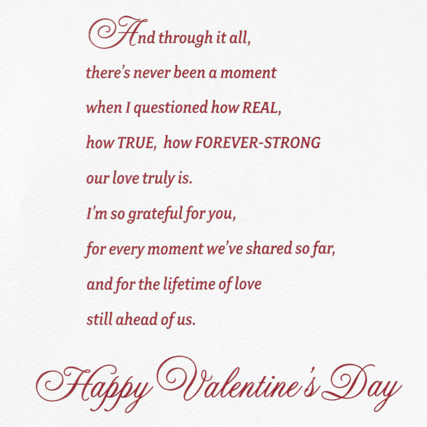 Heart With Mini Card Romantic Valentine's Day Card sentiment image number 3