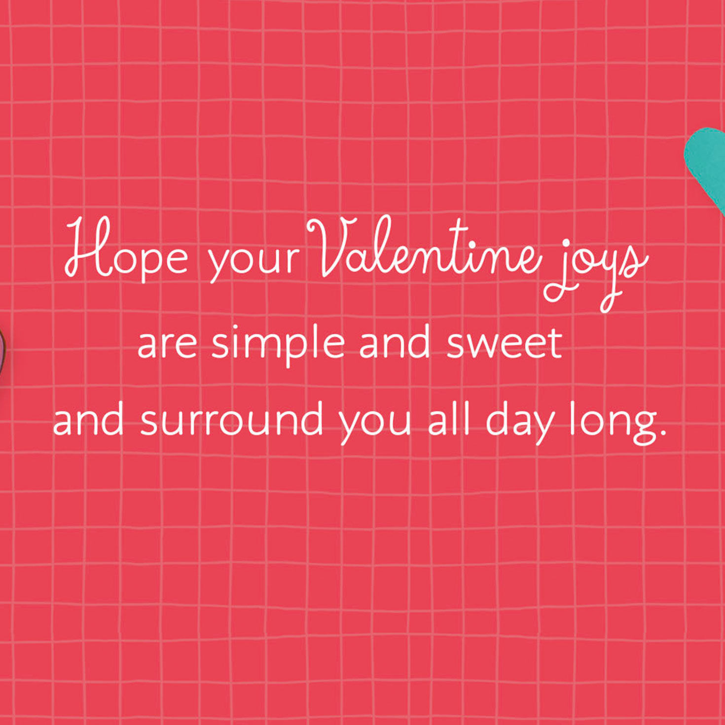 Heart Cookies Sweet Joys Valentine's Day Card, , large image number 2