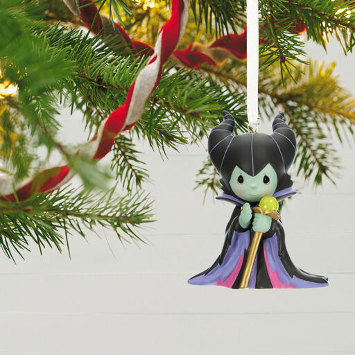 Disney Precious Moments Maleficent Porcelain Ornament, 