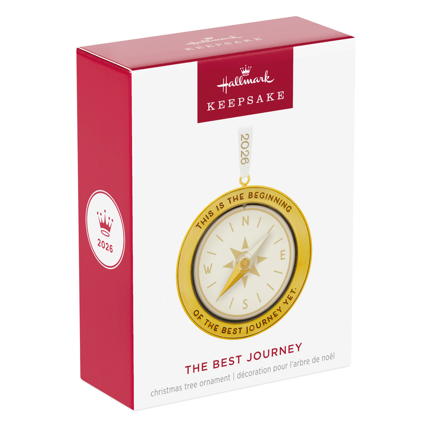 Best Journey Gold Compass Keepsake Ornament package front image number 7