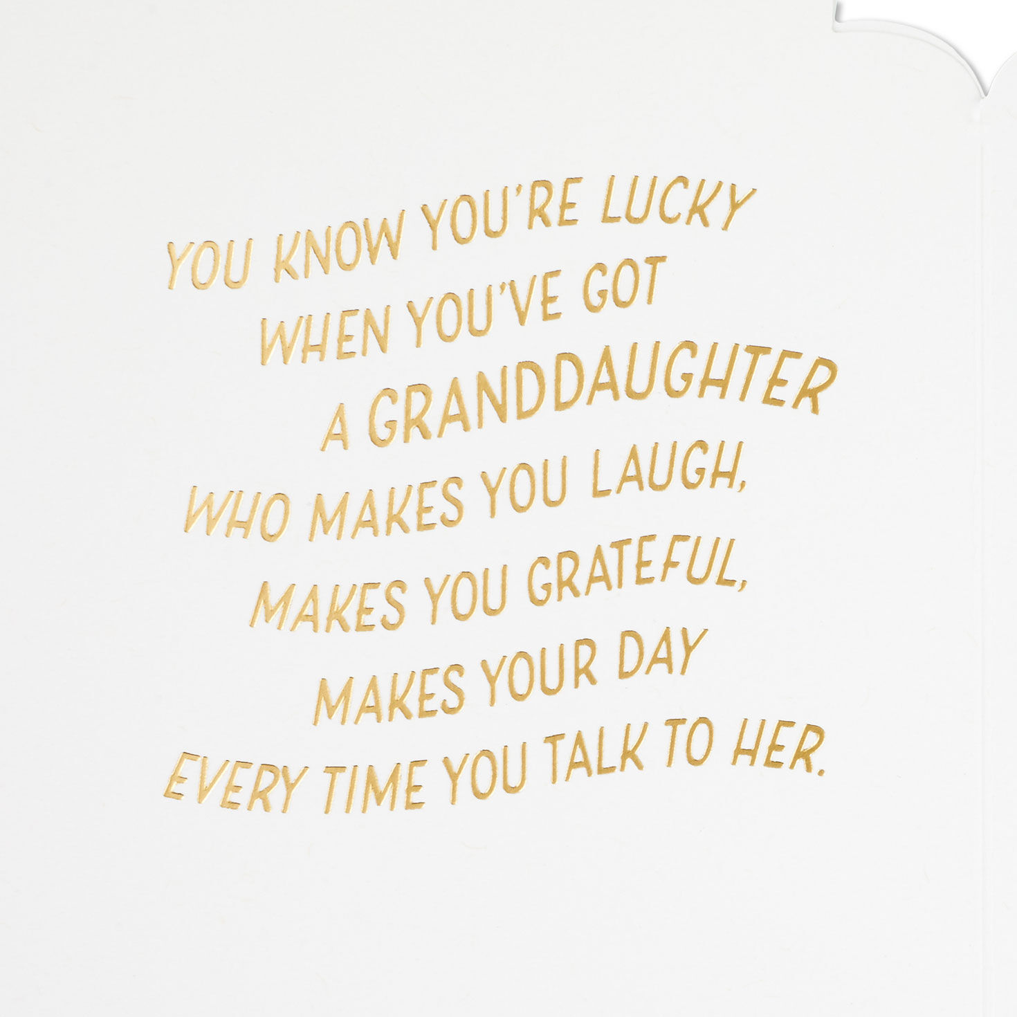 Lucky to Love You Birthday Card for Granddaughter, , large image number 2