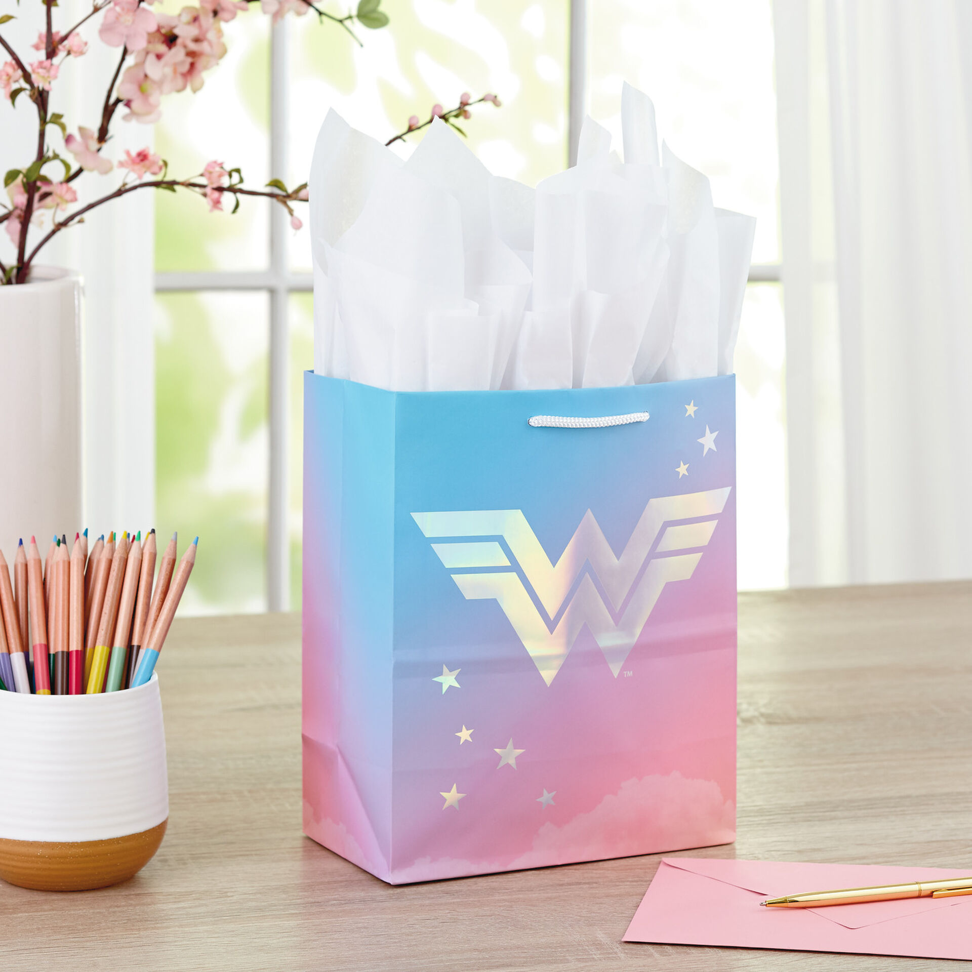 9.6" DC Comics™ Wonder Woman™ Medium Gift Bag - Gift Bags - Hallmark