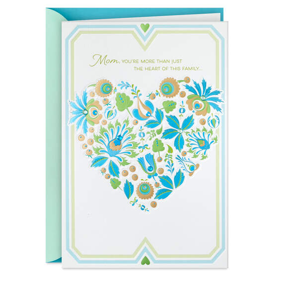 You're the Heart of this Family Mother's Day Card for Mom From All of Us