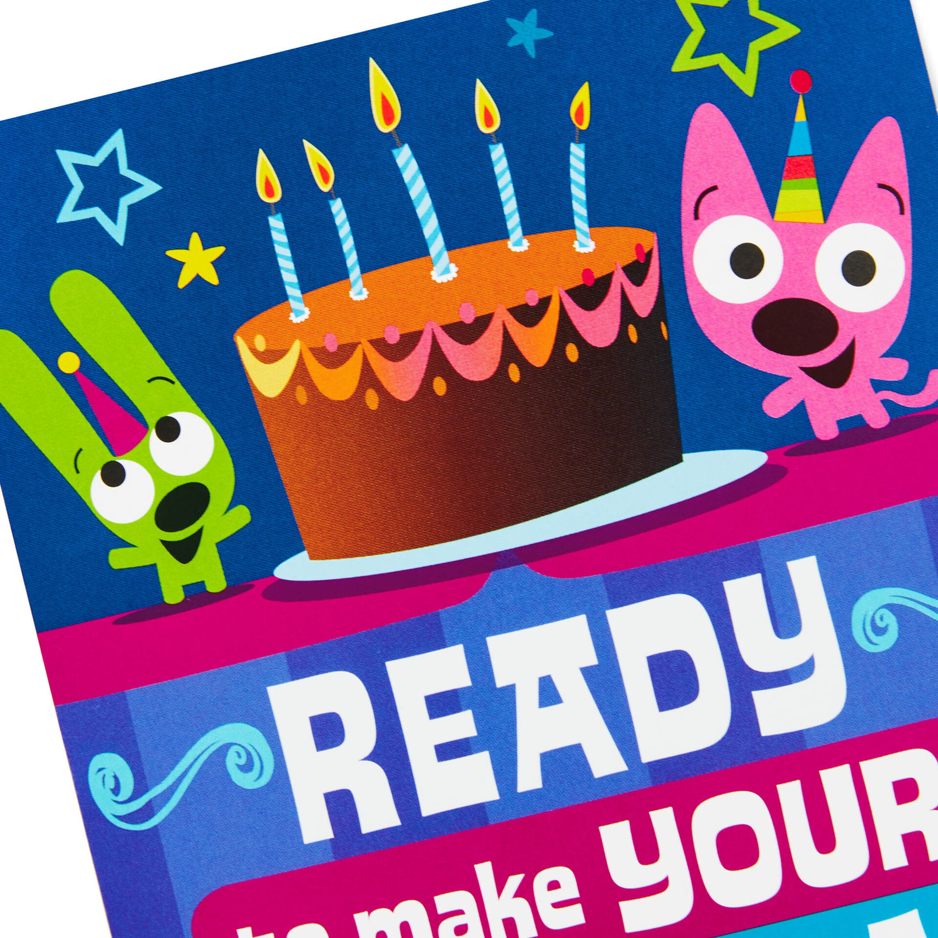 hoops&yoyo™ Shooting Star Birthday Card With Sound and Light Greeting
