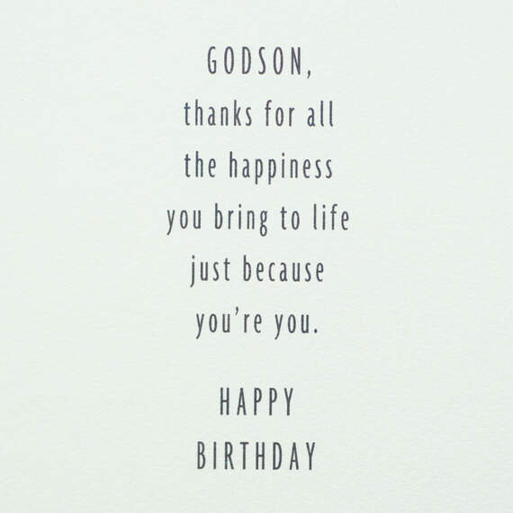 One-of-a-Kind Birthday Card for Godson, , large image number 2
