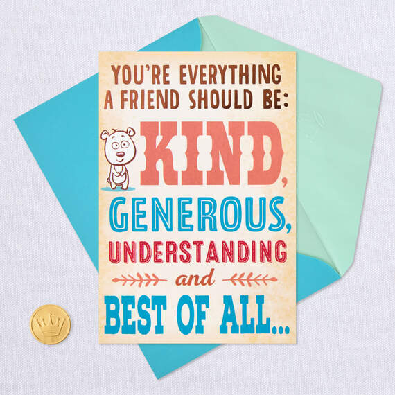 Fun Compliments Pop Up Friendship Card, , large image number 5