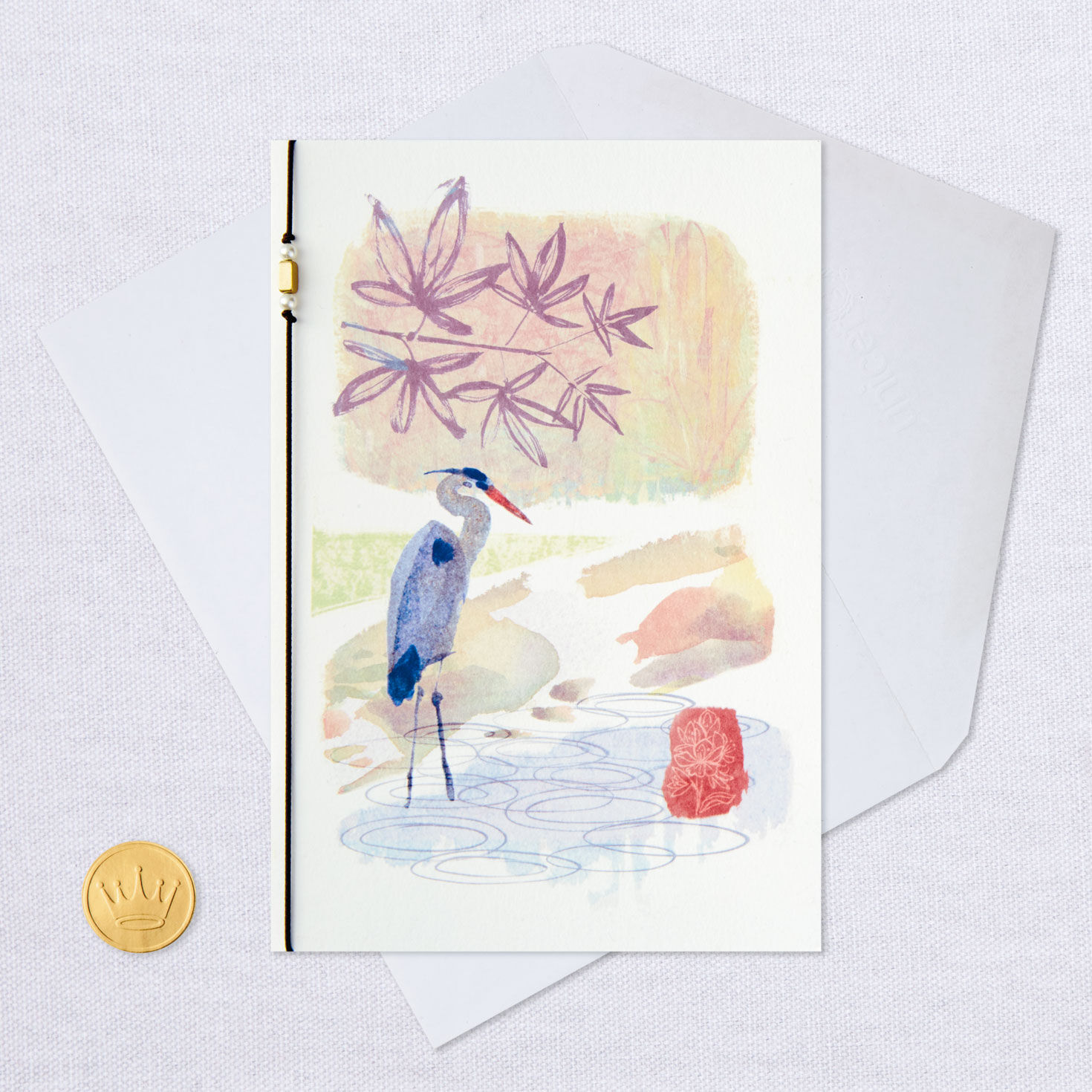 UNICEF Blue Heron Peace Sympathy Card for only USD 3.59 | Hallmark