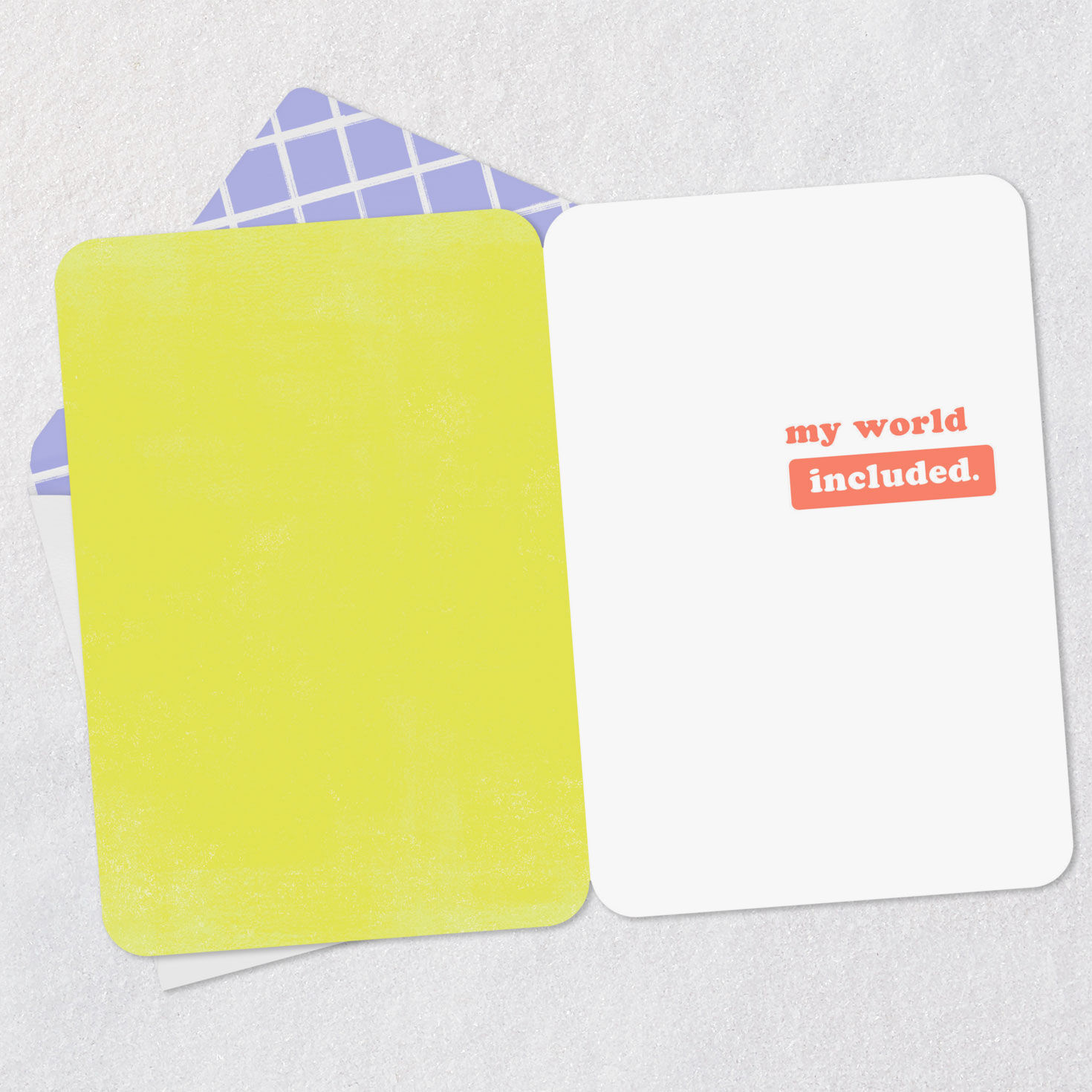 Butterfly on Flower All-Occasion Card Open card with envelope image number 3