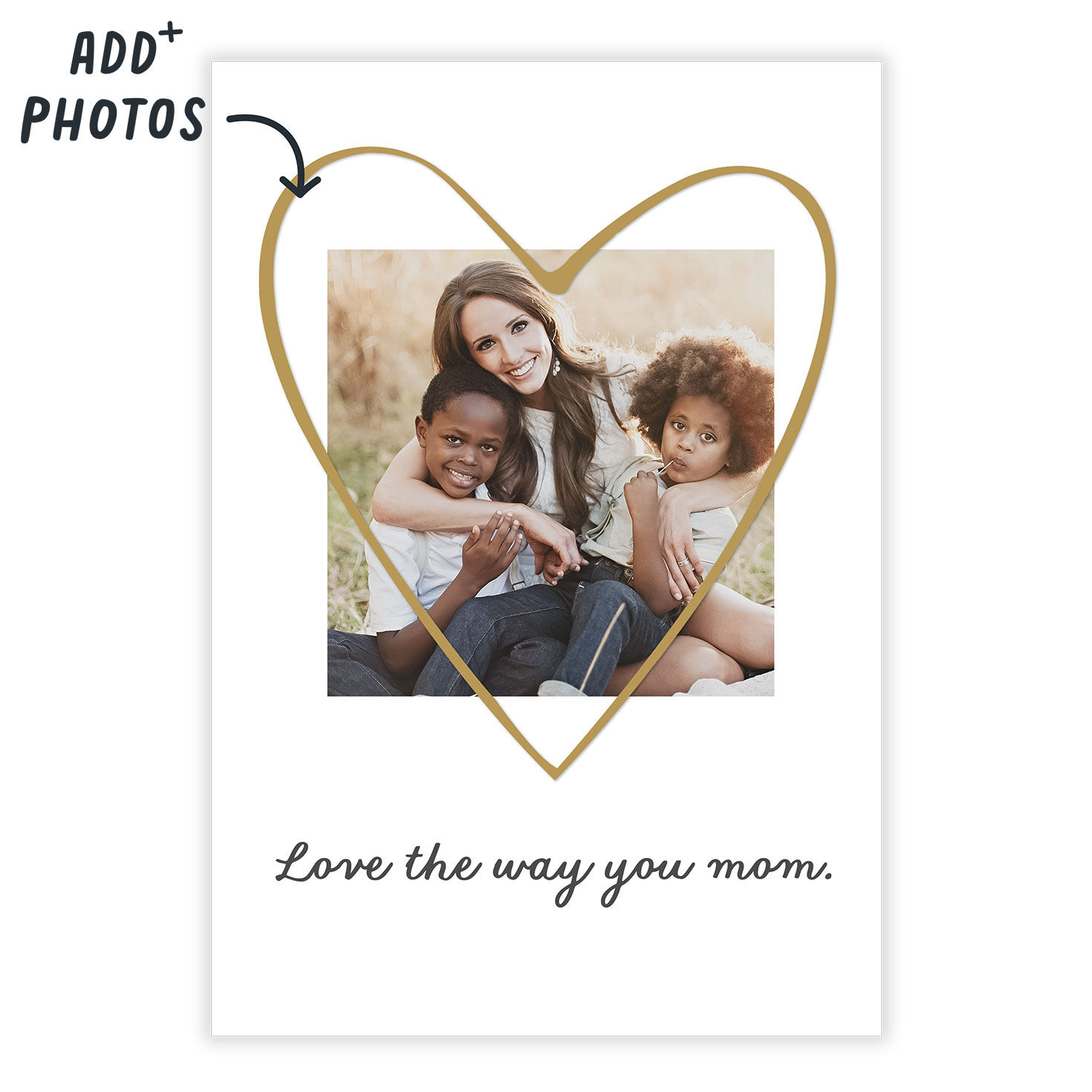 Gold Heart Love eCard, , large image number 2