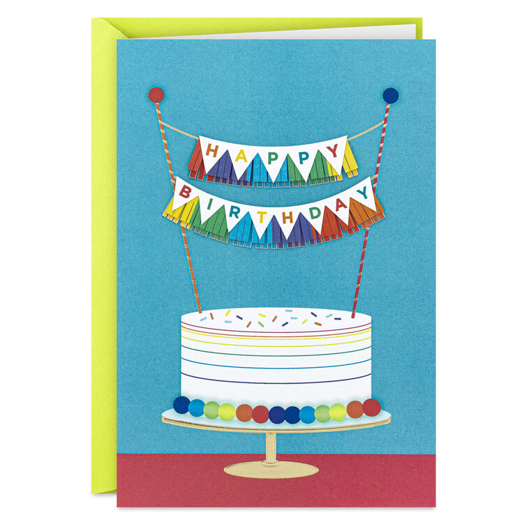 Happy Whole Year Birthday Card