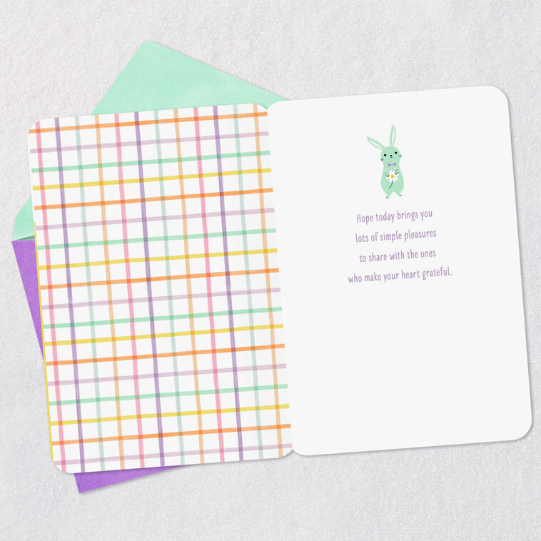 Simple Pleasures, Grateful Heart Easter Card, , large image number 3