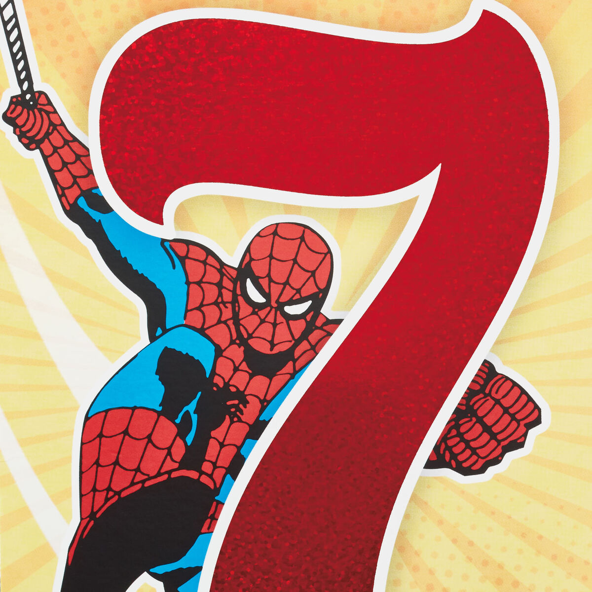 Marvel Spider-Man Pop-Up 7th Birthday Card - Greeting Cards - Hallmark