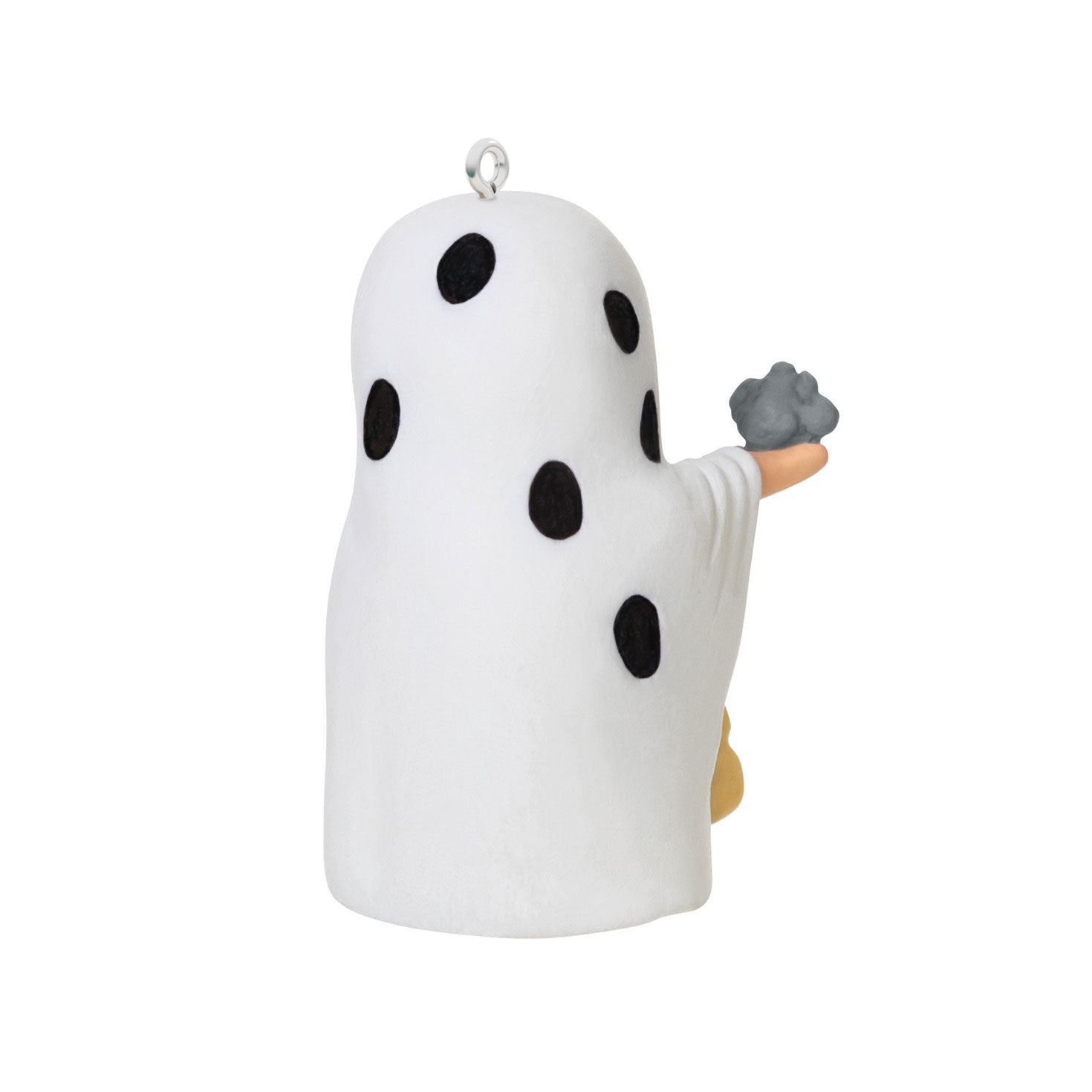 Charlie Brown Ghost With Rock Keepsake Ornament back image number 5