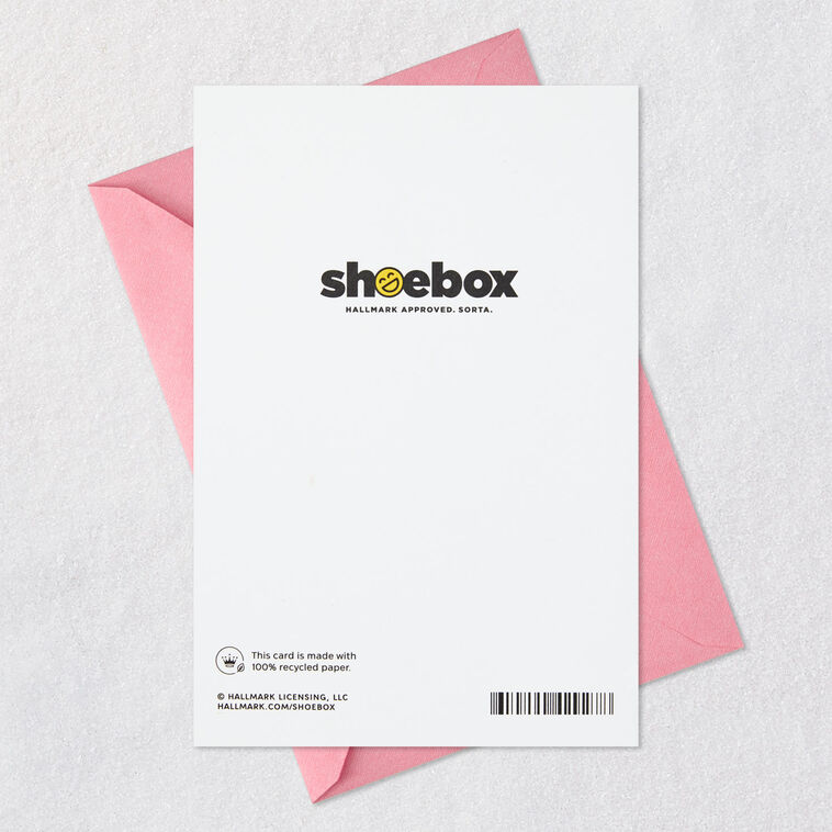 Colorful Lettering Funny Birthday Card Card Back with Envelope image number 7