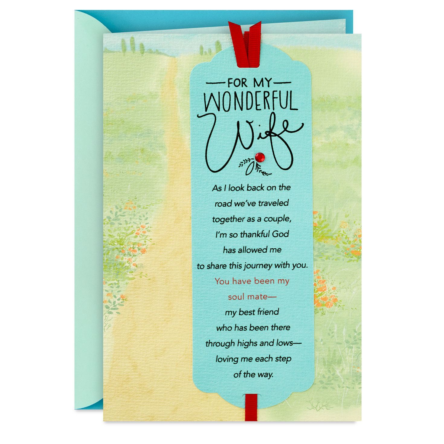 Outdoor Path Religious Mother's Day Card for Wife Card Front image number 1