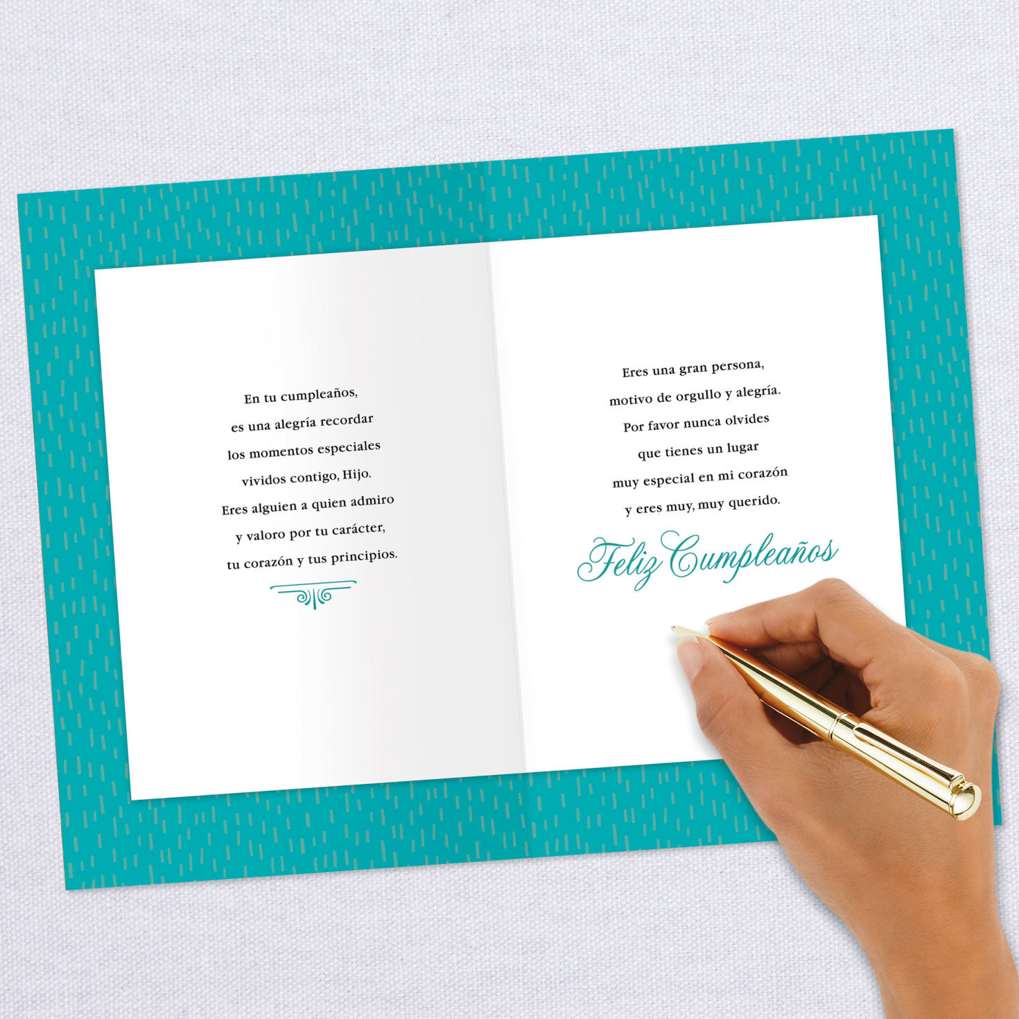 A Special Place in My Heart Spanish-Language Birthday Card for Son, , large image number 6