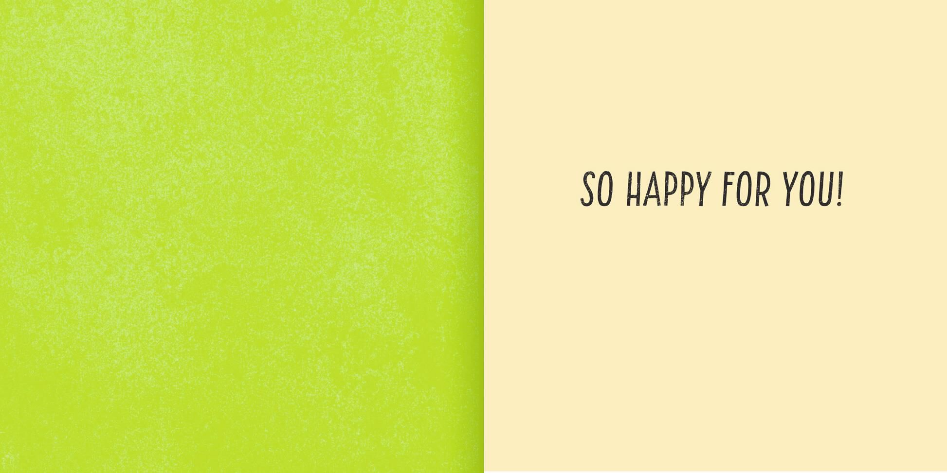 So Happy for You! Musical Graduation Card
