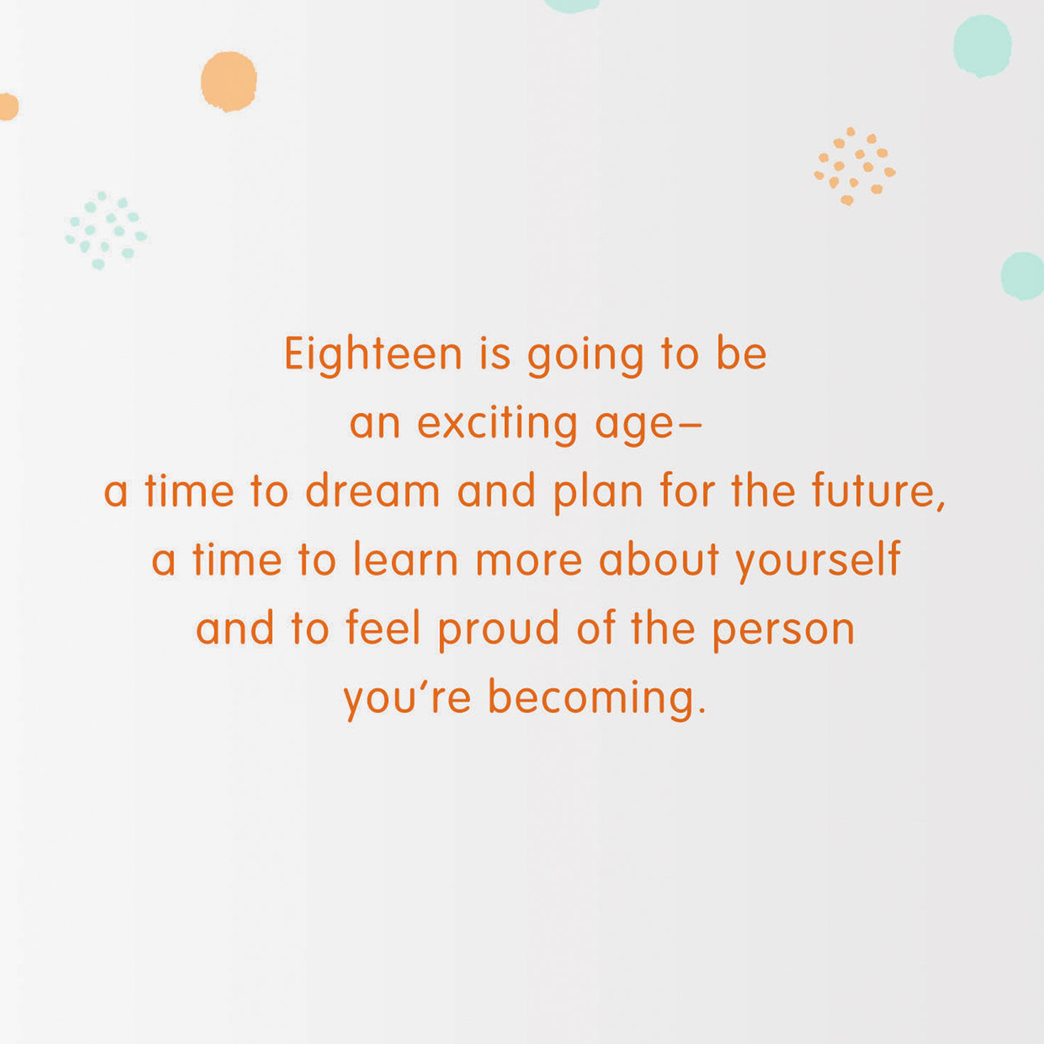 An Exciting Age and Amazing Year 18th Birthday Card, , large image number 2