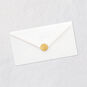 Holiday Greenery and Snowflakes Friend Christmas Card Envelope Back with Seal image number 8