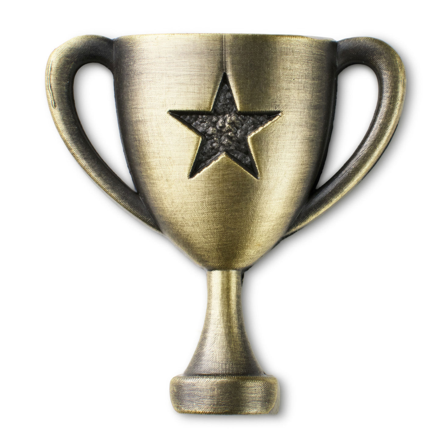 Way to Go Trophy Antiqued Metal Pocket Token