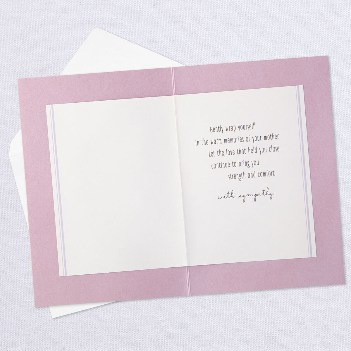 Wrap Up in Memories of Your Mom Sympathy Card Greeting Cards Hallmark