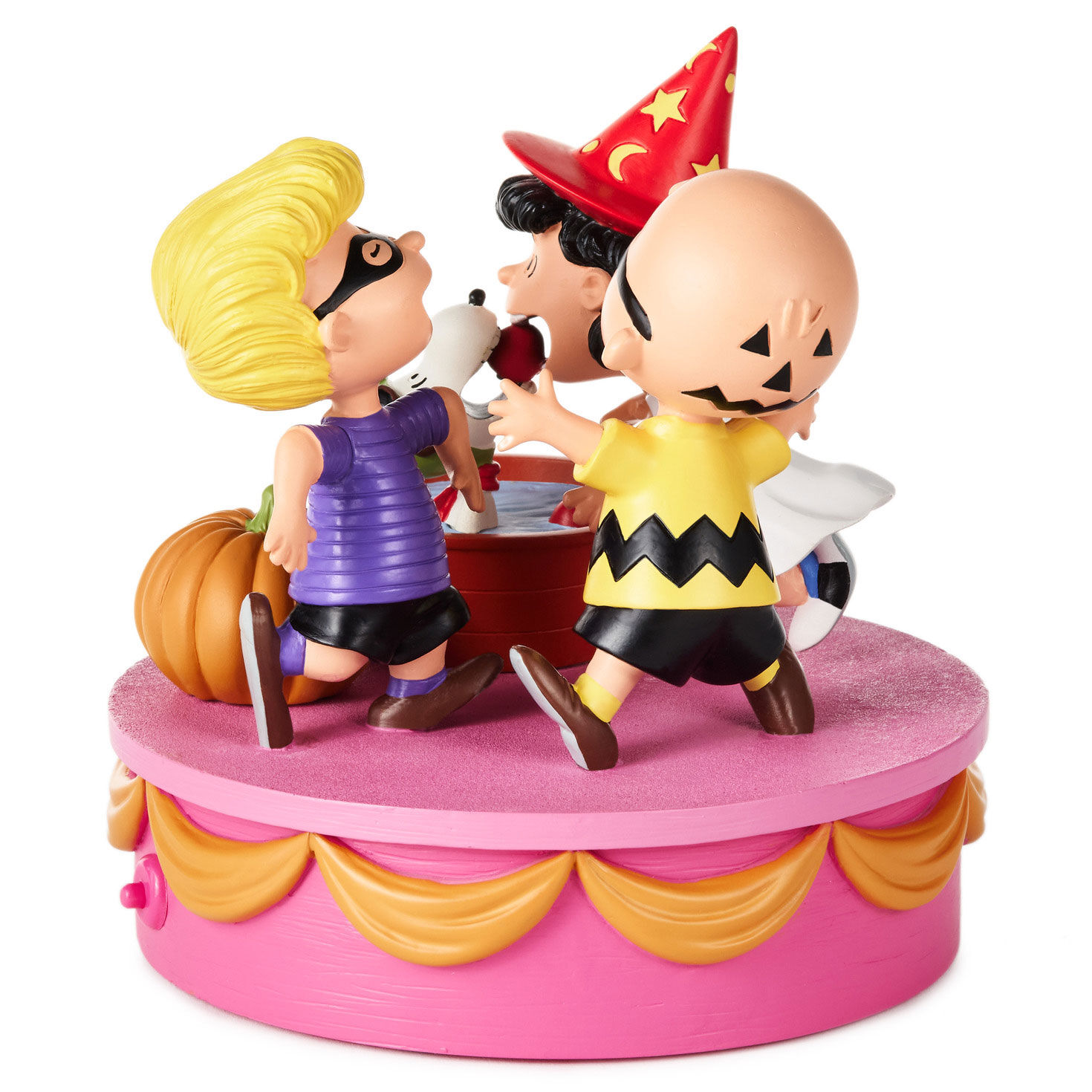Peanuts Great Pumpkin Bobbing for Apples Figurine Back image number 2
