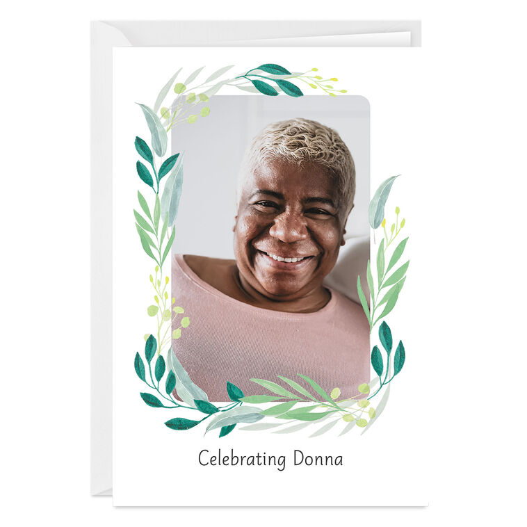 Honoring a Life Custom Sympathy Card