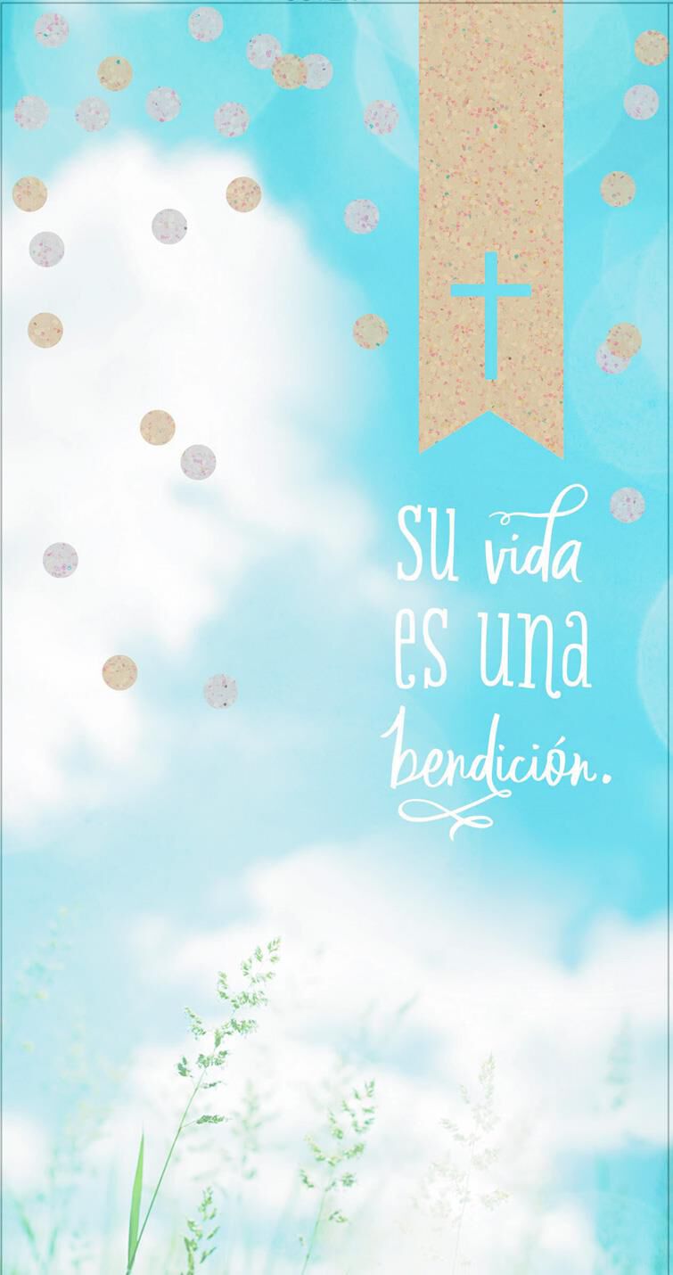 Blessings Spanish-Language Money Holder Congratulations Card