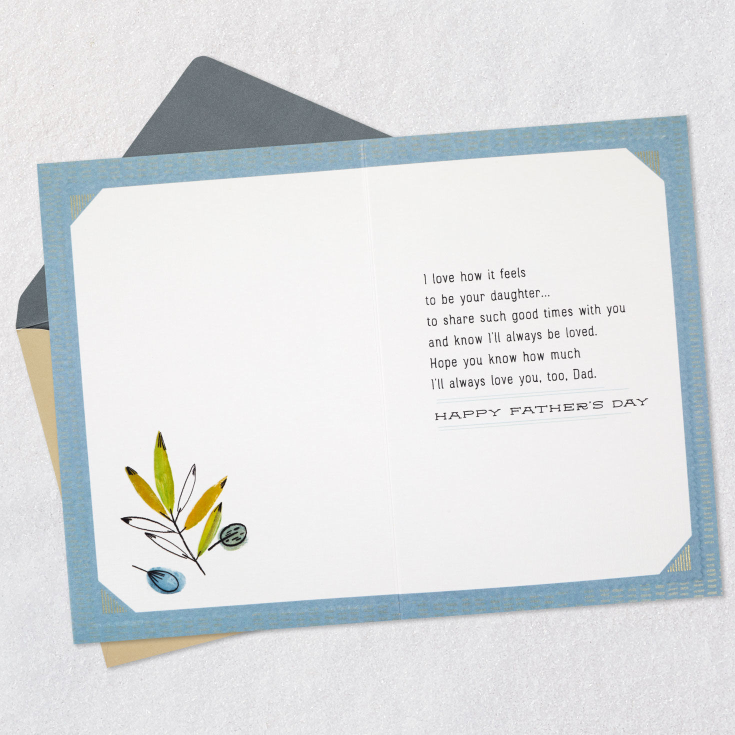 Love Being Your Daughter Father's Day Card, , large image number 3