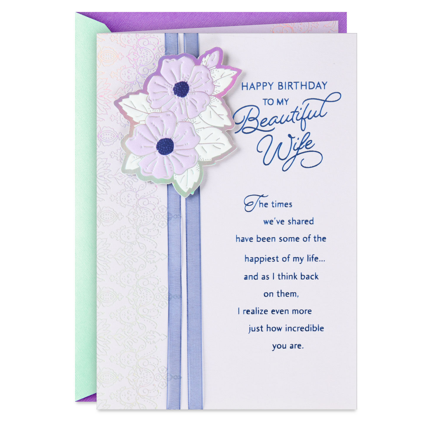 You're an Incredible Woman Birthday Card for Wife