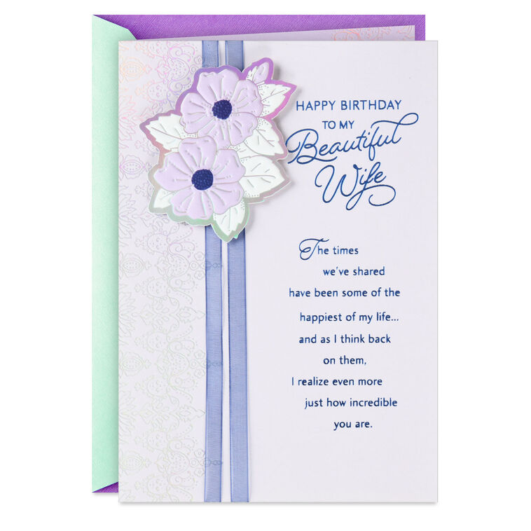 You're an Incredible Woman Birthday Card for Wife, , large image number 1