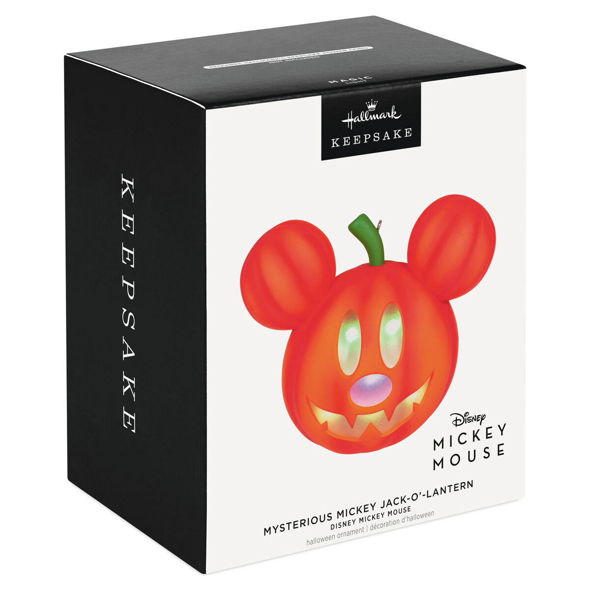 Disney Mickey Mouse Mysterious Mickey Jacko'Lantern Ornament With Light Keepsake Ornaments