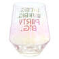 Live Big Jumbo Stemless Wine Glass, 43 oz., , large image number 2