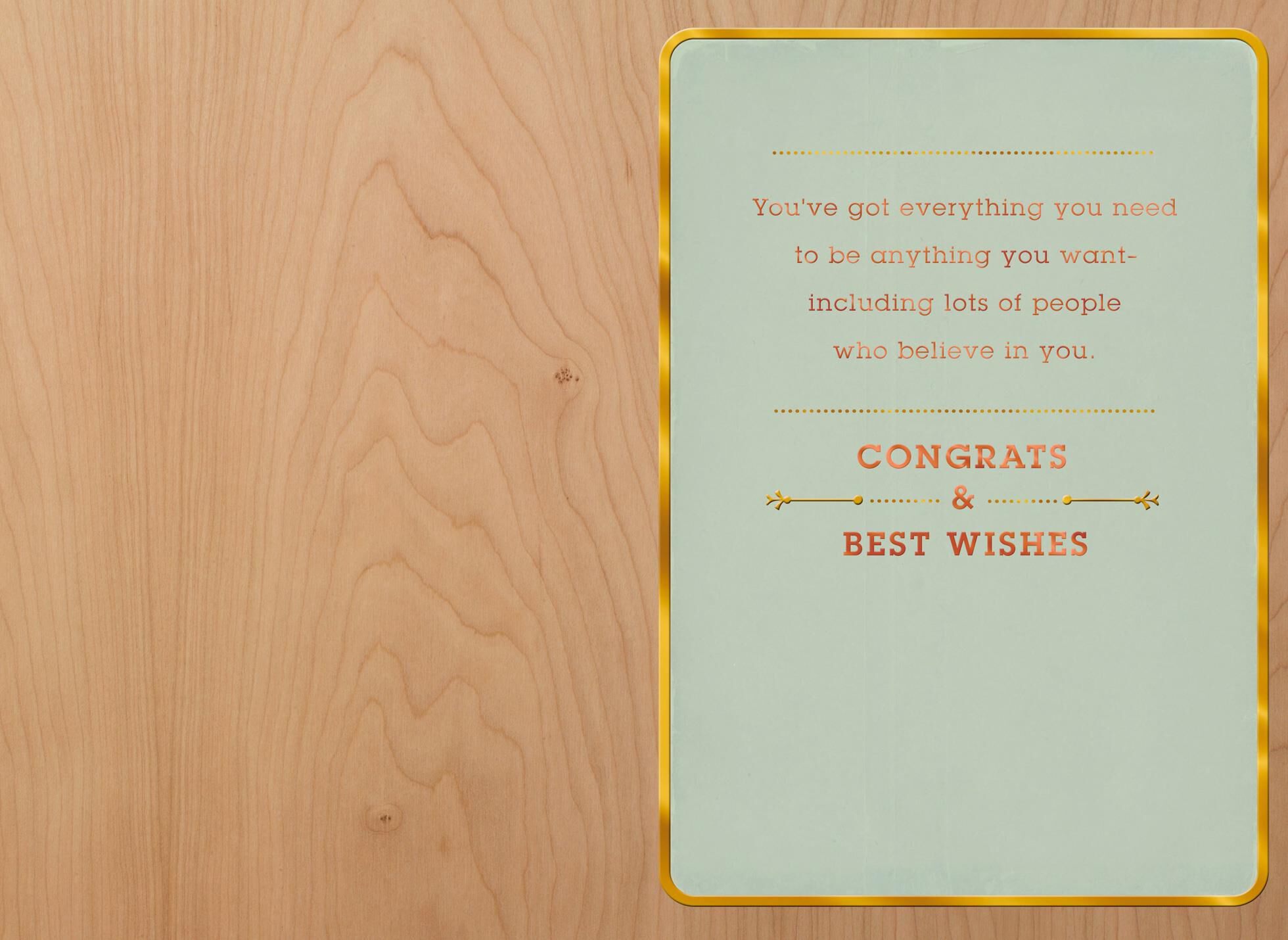 So Much Potential High School Graduation Card