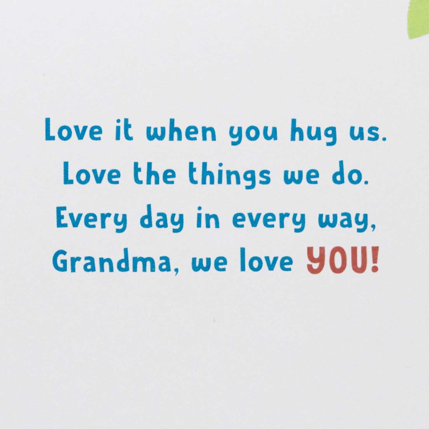 Floral Banner Grandma Mother's Day Card From Grandkids  image number 3