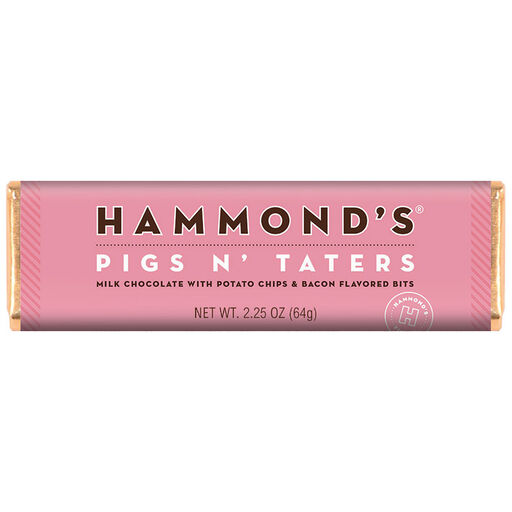 Hammond's Pigs N' Taters Milk Chocolate Bar, 2.25 oz., 