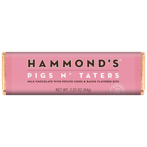 Hammond's Pigs N' Taters Milk Chocolate Bar, 2.25 oz.