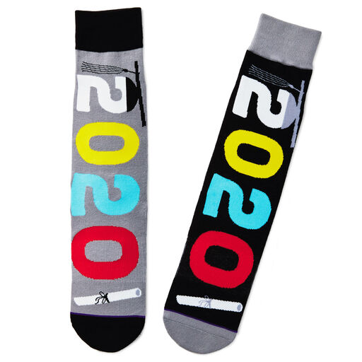 2020 Graduation Toe of a Kind Novelty Crew Socks, 