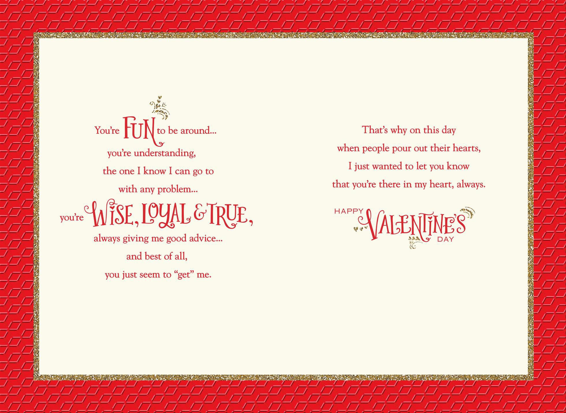 You're in My Heart Valentine's Day Card for Friend