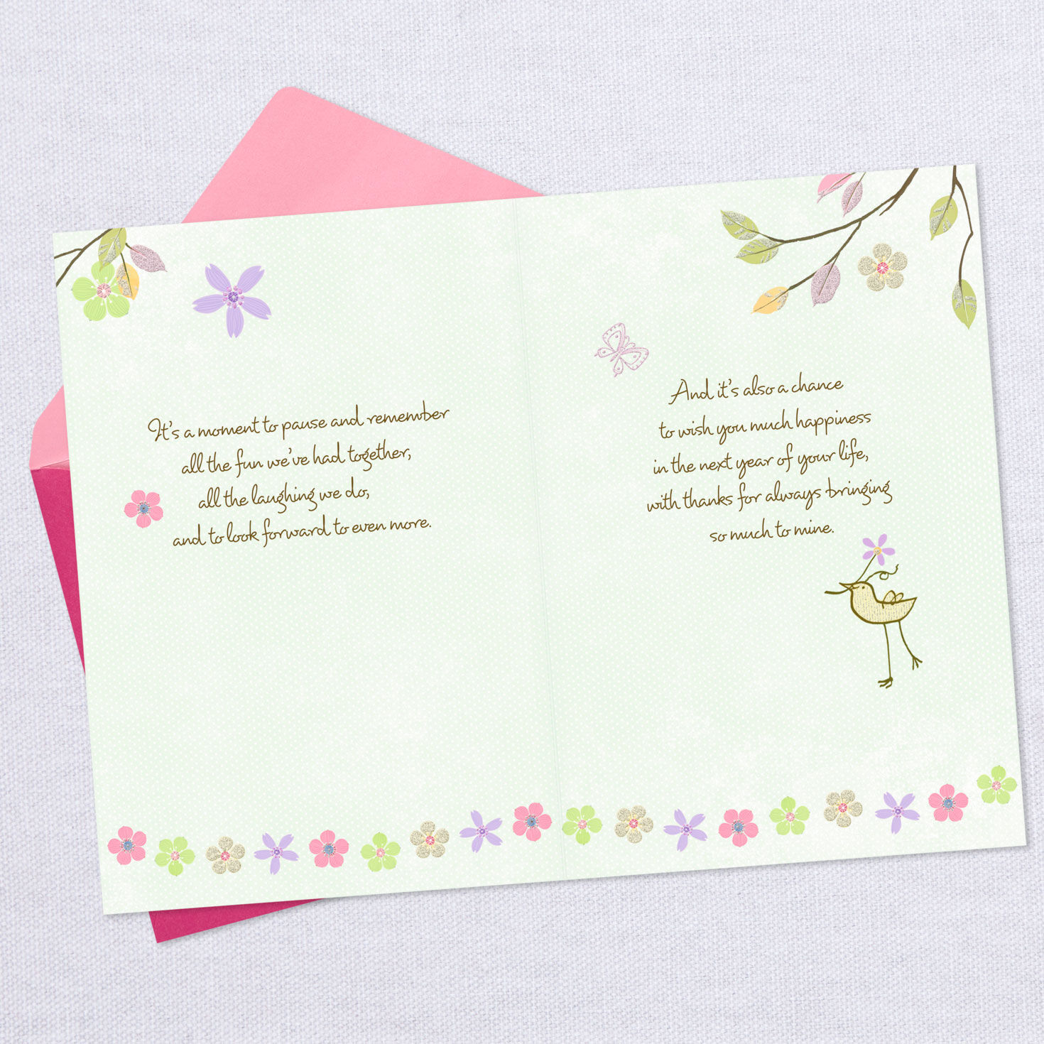 Thankful for You Birthday Card for Friend, , large image number 4