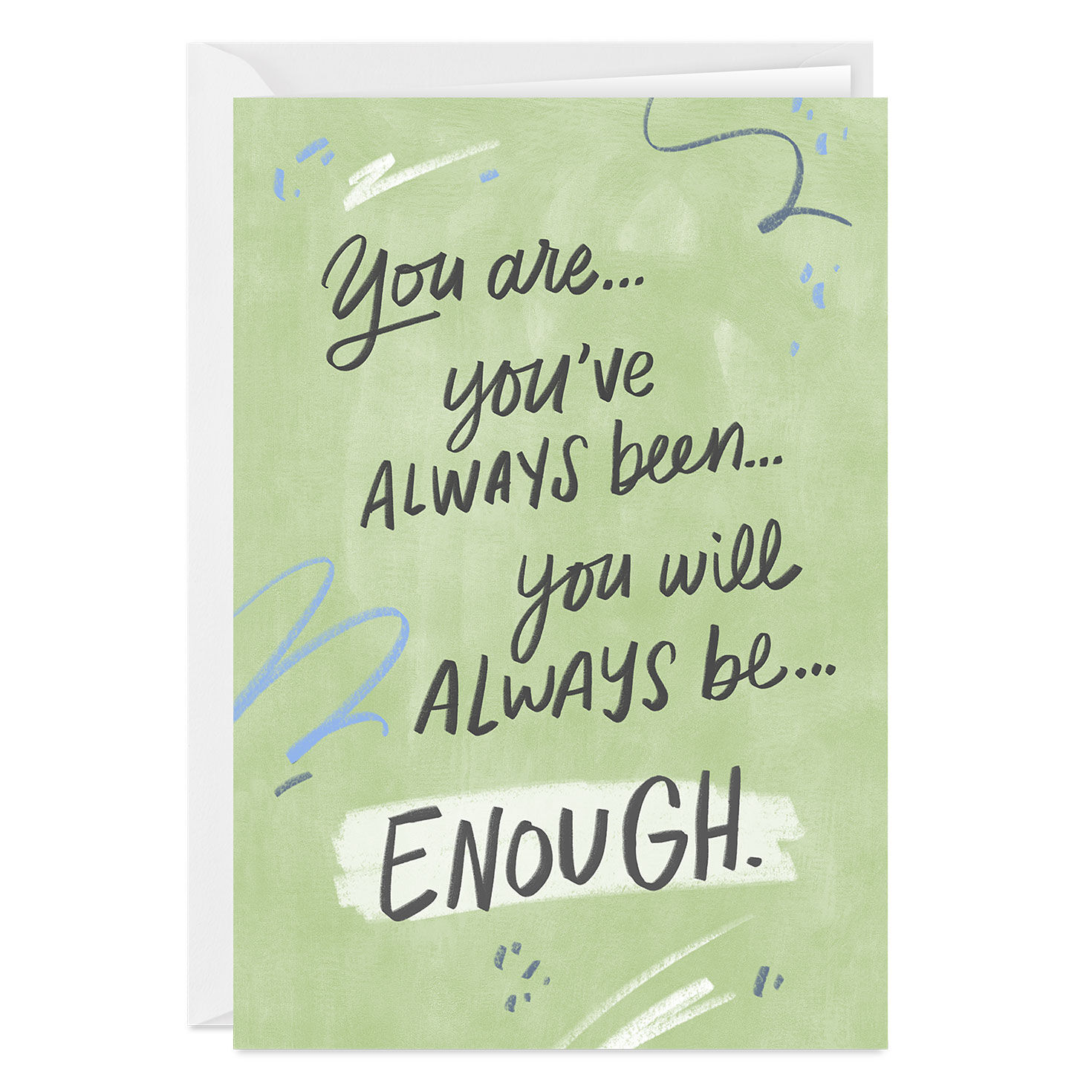 You Are Enough Custom Encouragement Card