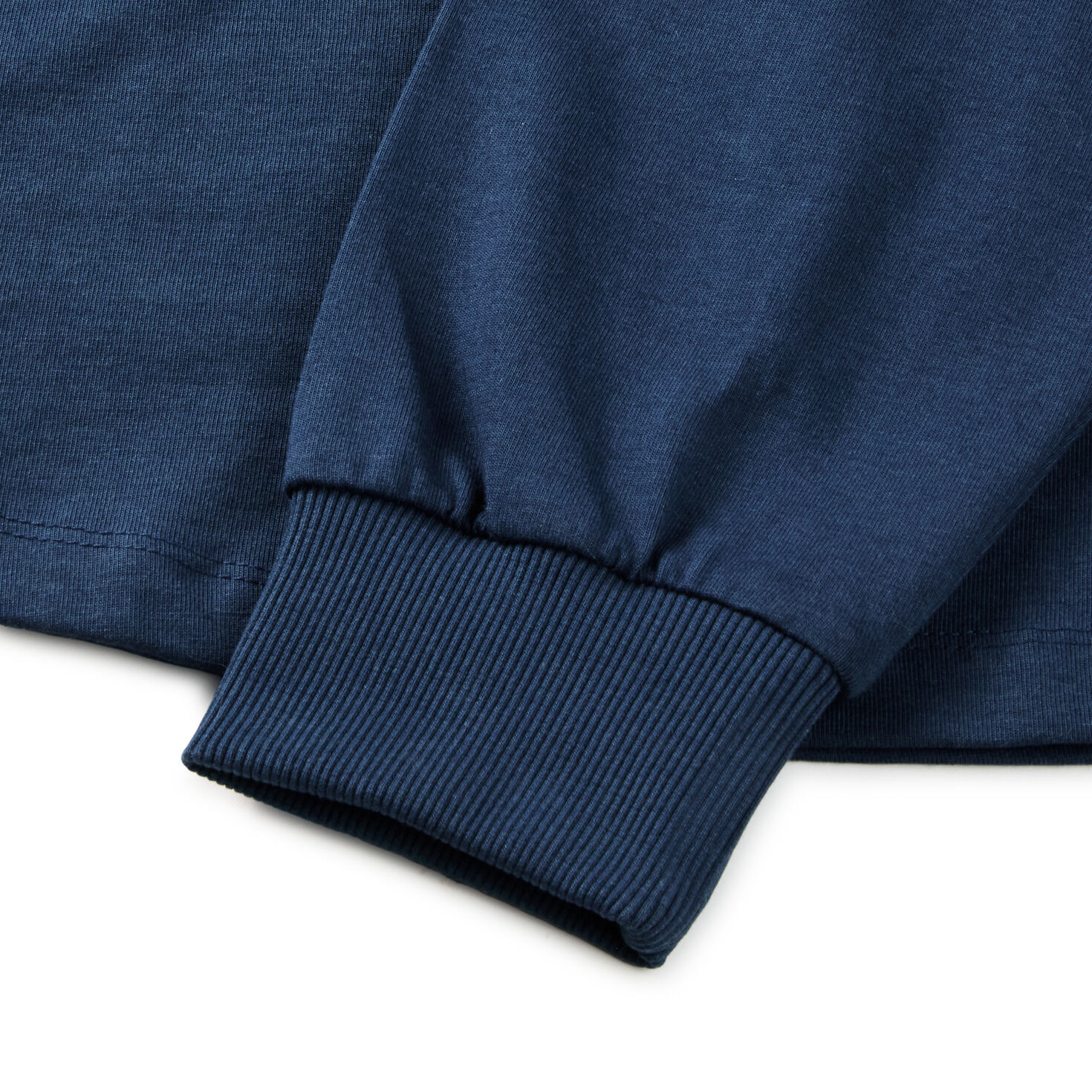 Gilmore Girls Luke's Diner Long-Sleeve Blue Shirt closeup view image number 5