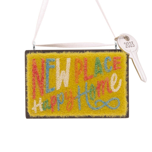New Place Happy Home 2023 Doormat Hallmark Ornament, 
